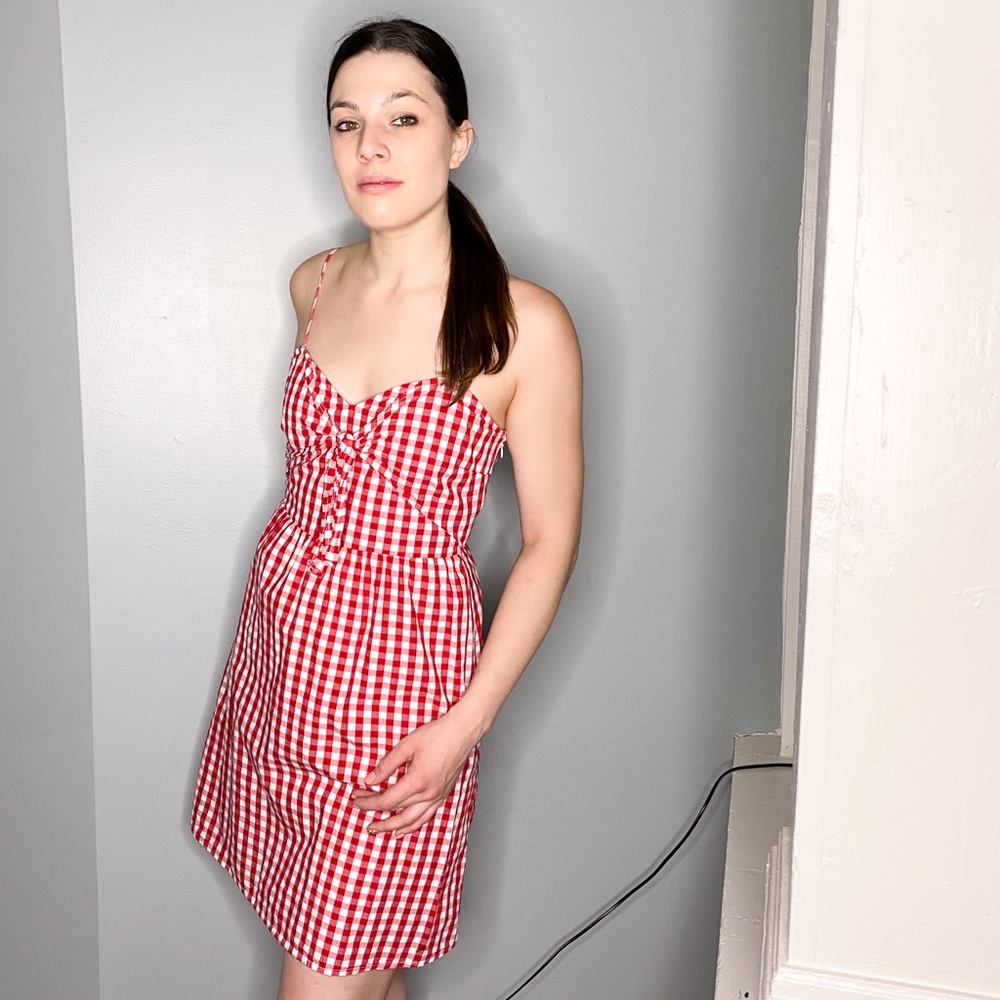 ASOS New Look Tall Gingham Sundress